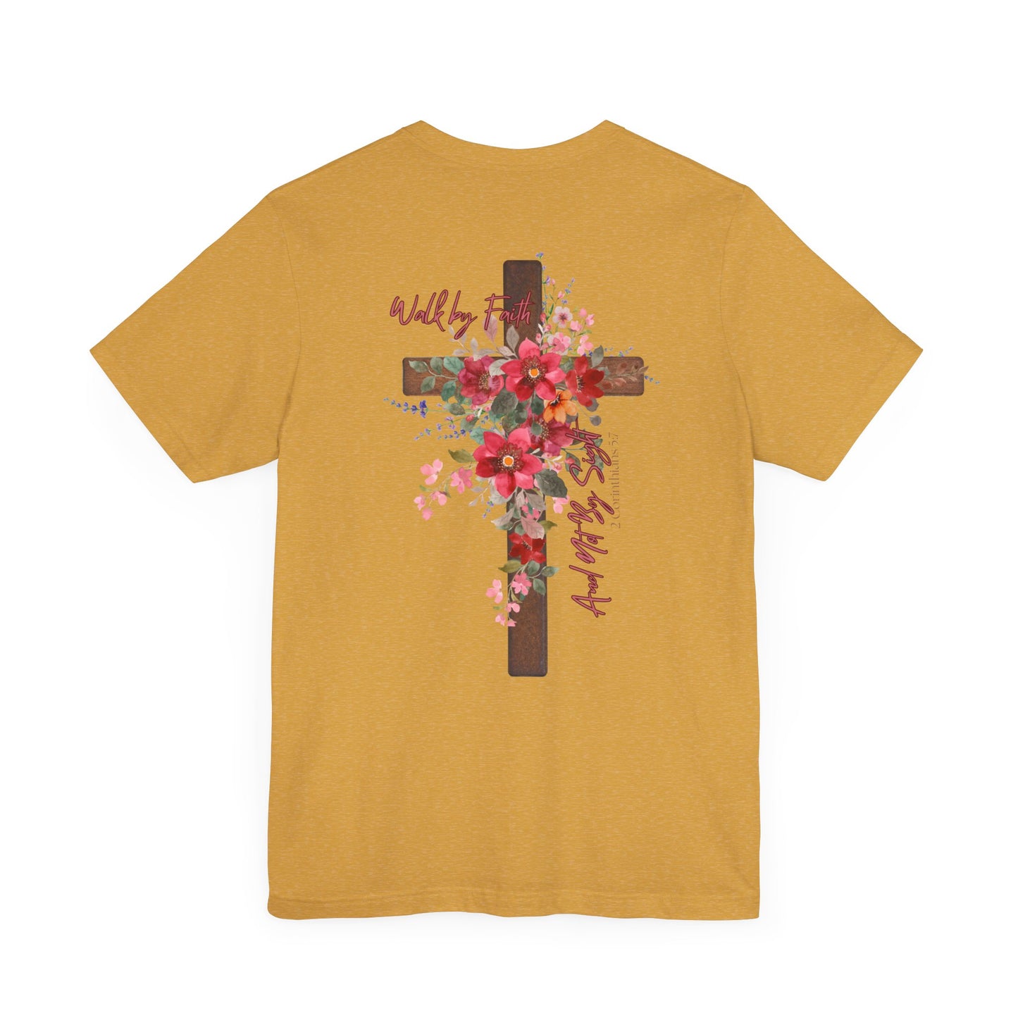 Floral Jesus is the Light Tee - Faith & Inspiration T-Shirt