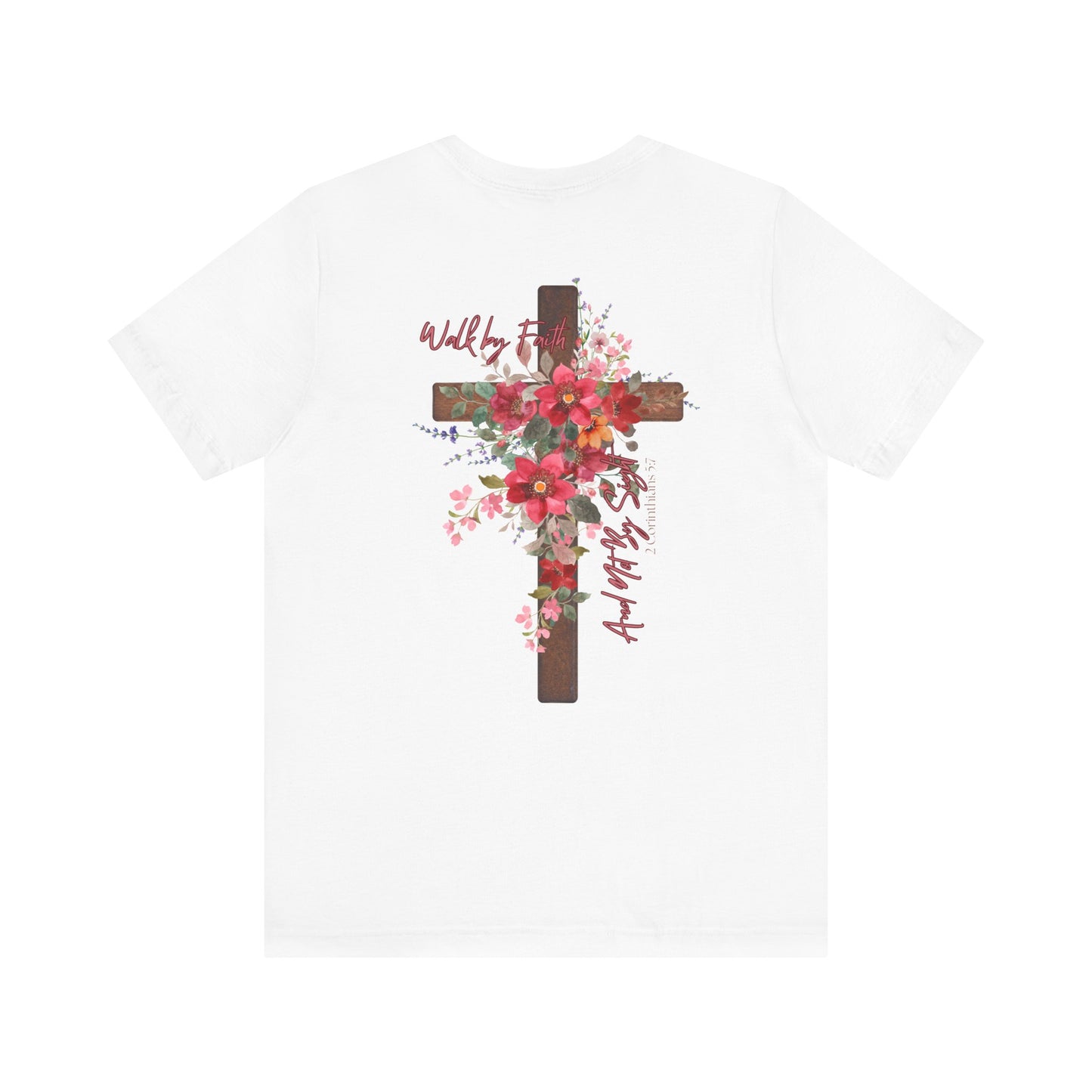 Floral Jesus is the Light Tee - Faith & Inspiration T-Shirt