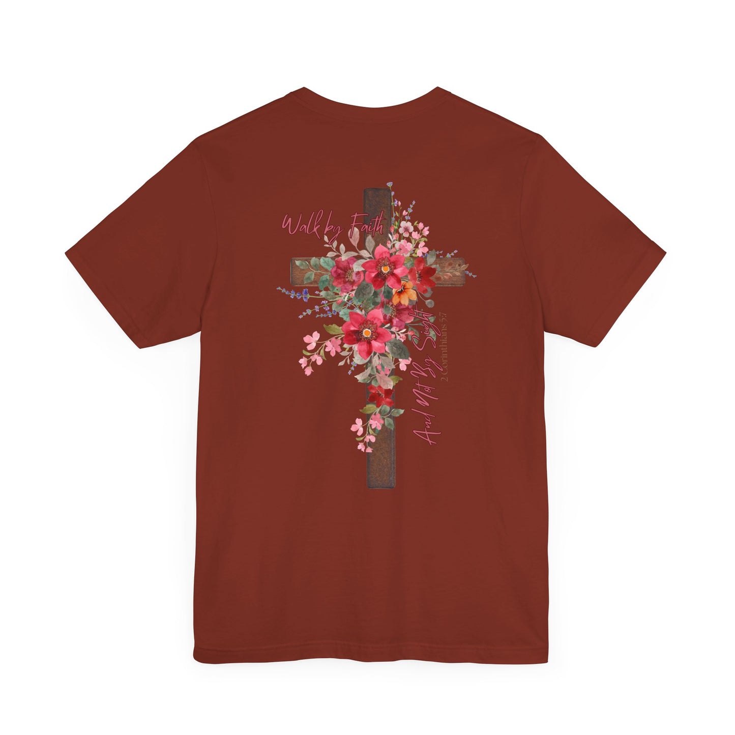 Floral Jesus is the Light Tee - Faith & Inspiration T-Shirt