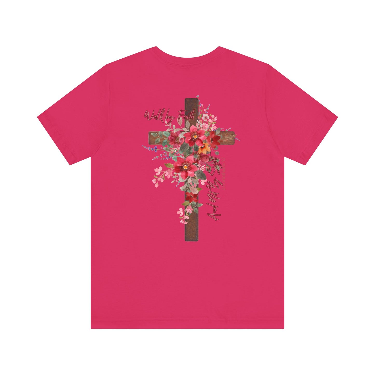 Floral Jesus is the Light Tee - Faith & Inspiration T-Shirt