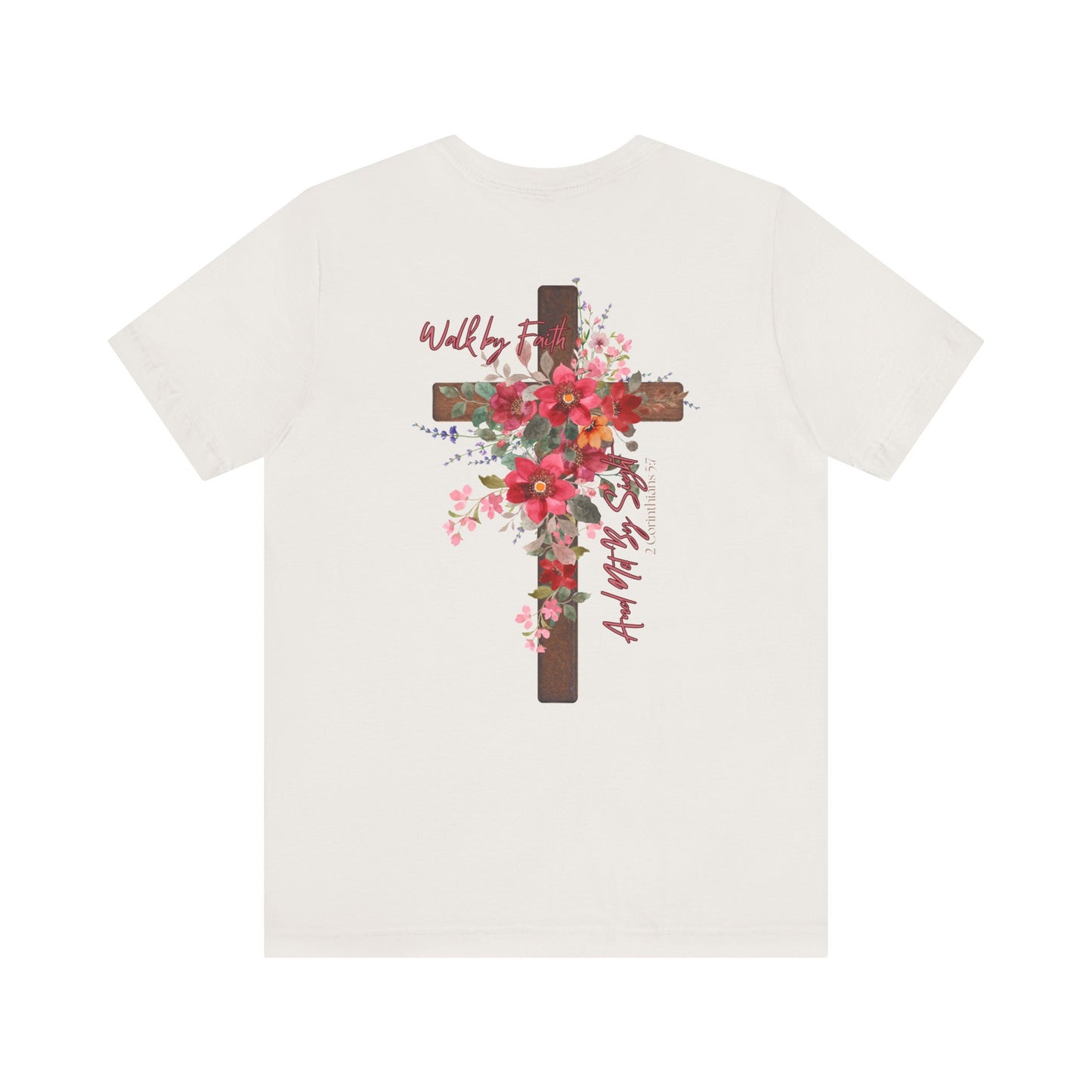 Floral Jesus is the Light Tee - Faith & Inspiration T-Shirt