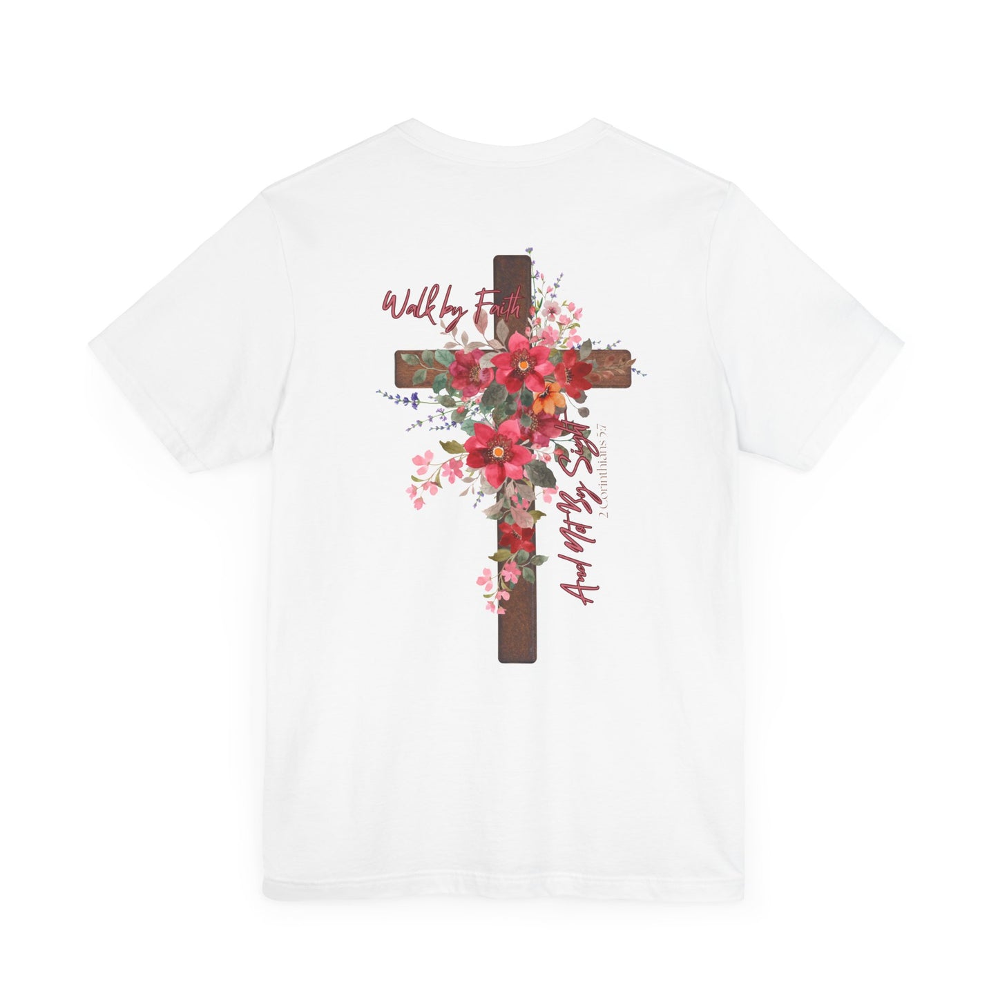 Floral Jesus is the Light Tee - Faith & Inspiration T-Shirt