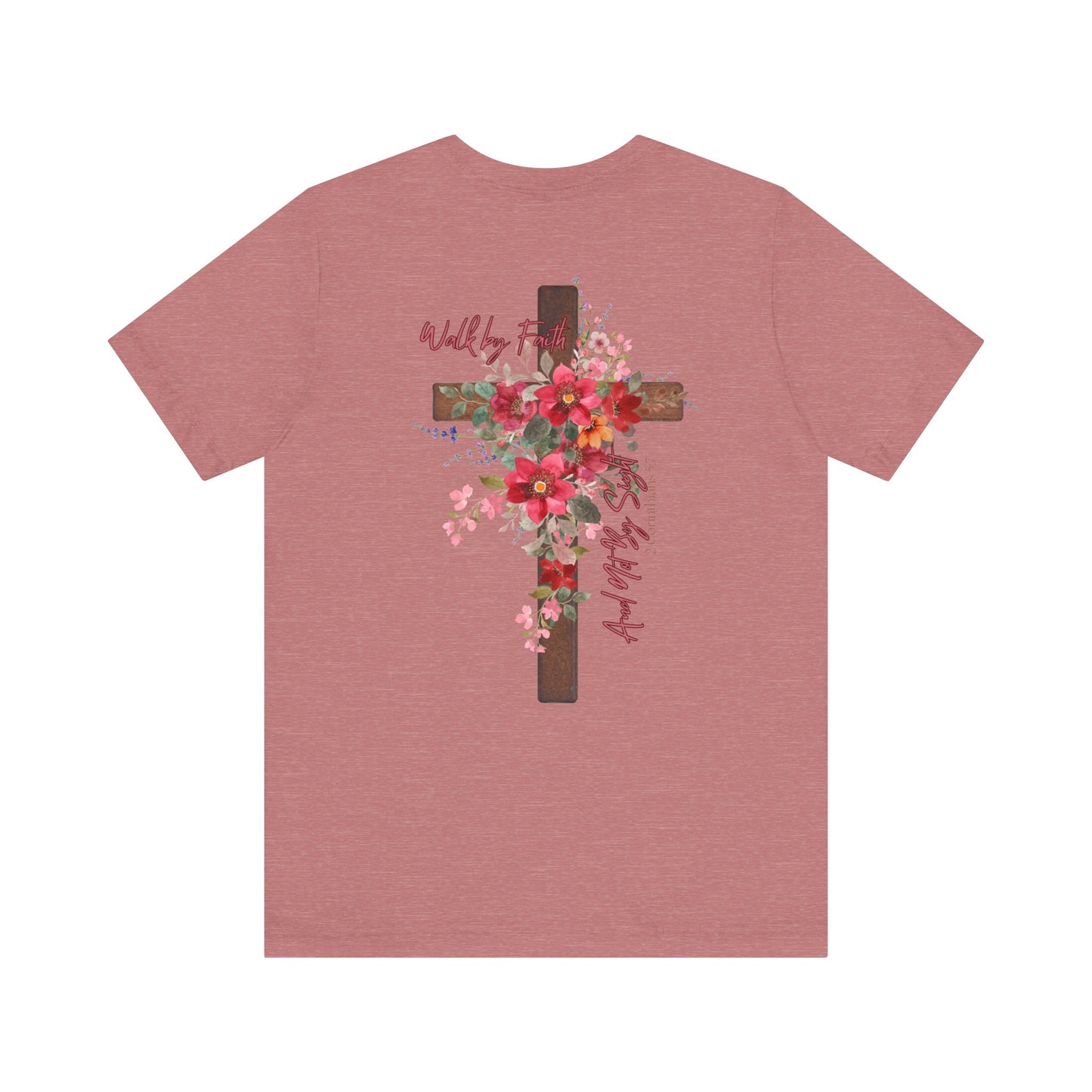 Floral Jesus is the Light Tee - Faith & Inspiration T-Shirt