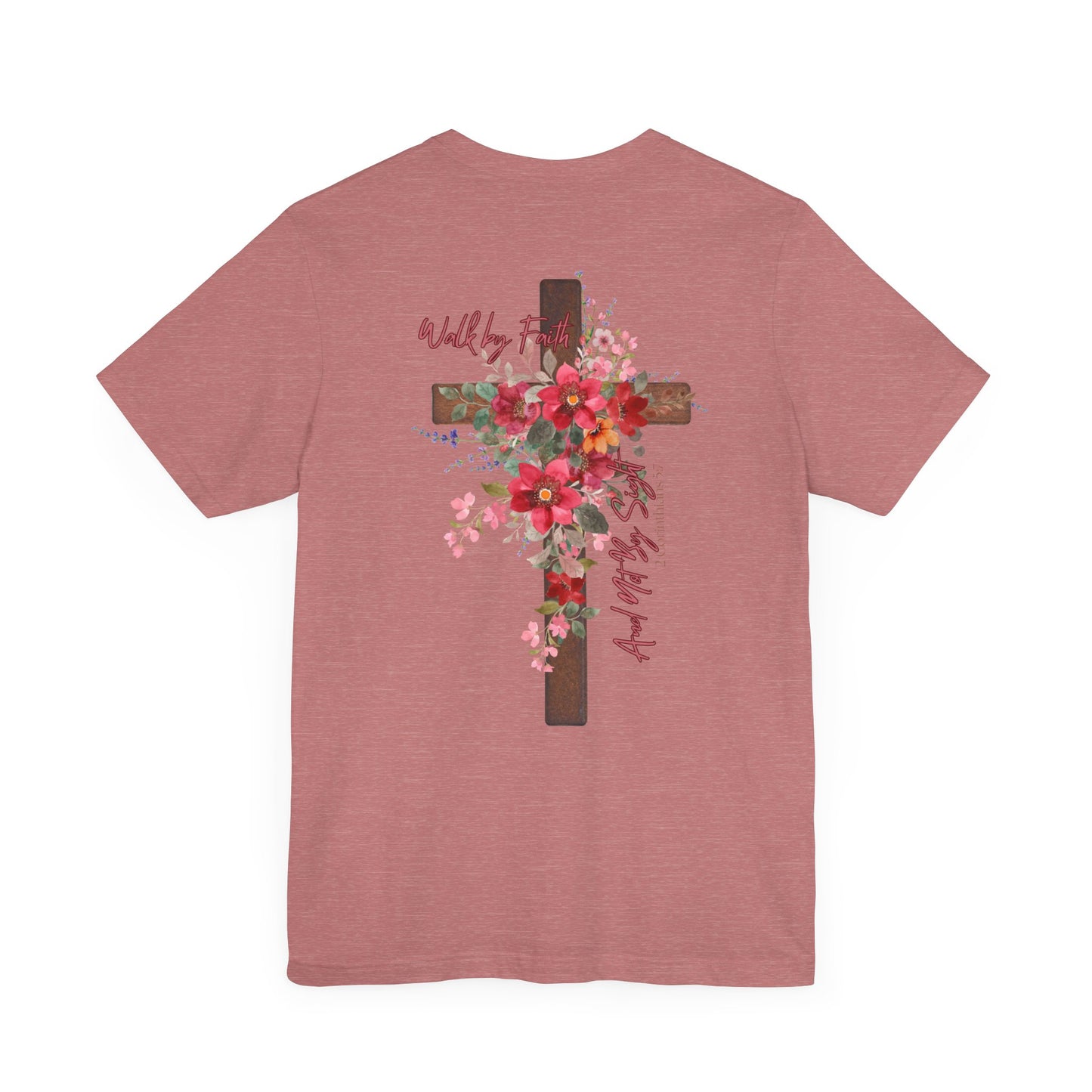 Floral Jesus is the Light Tee - Faith & Inspiration T-Shirt