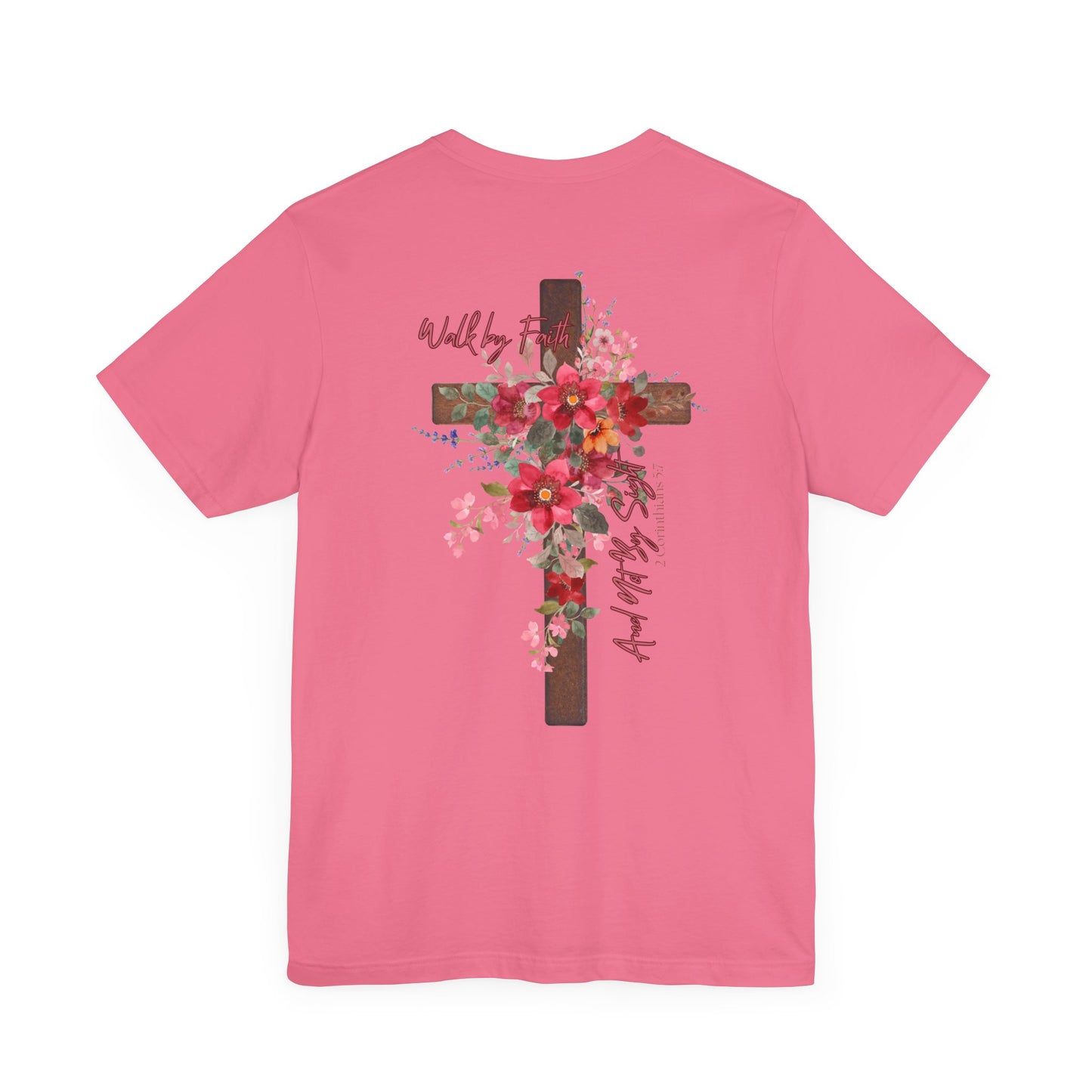 Floral Jesus is the Light Tee - Faith & Inspiration T-Shirt