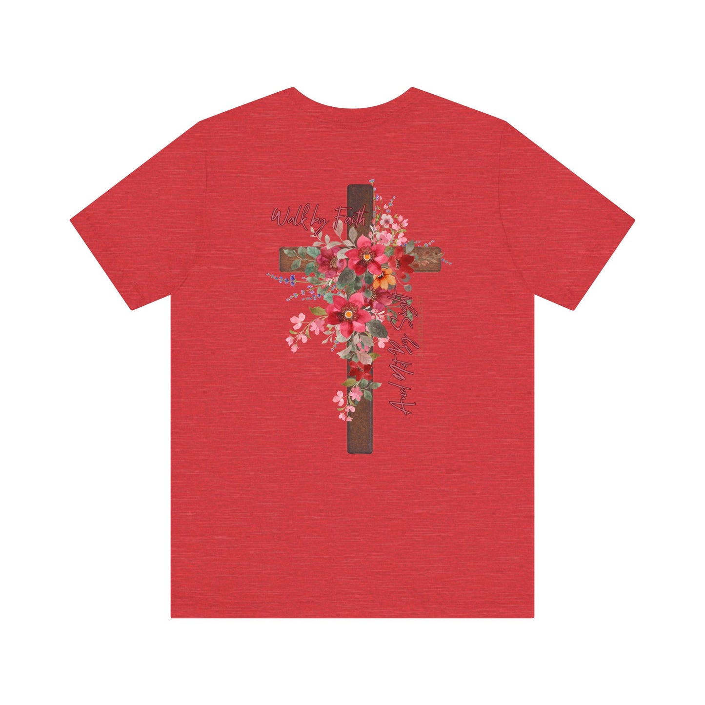 Floral Jesus is the Light Tee - Faith & Inspiration T-Shirt