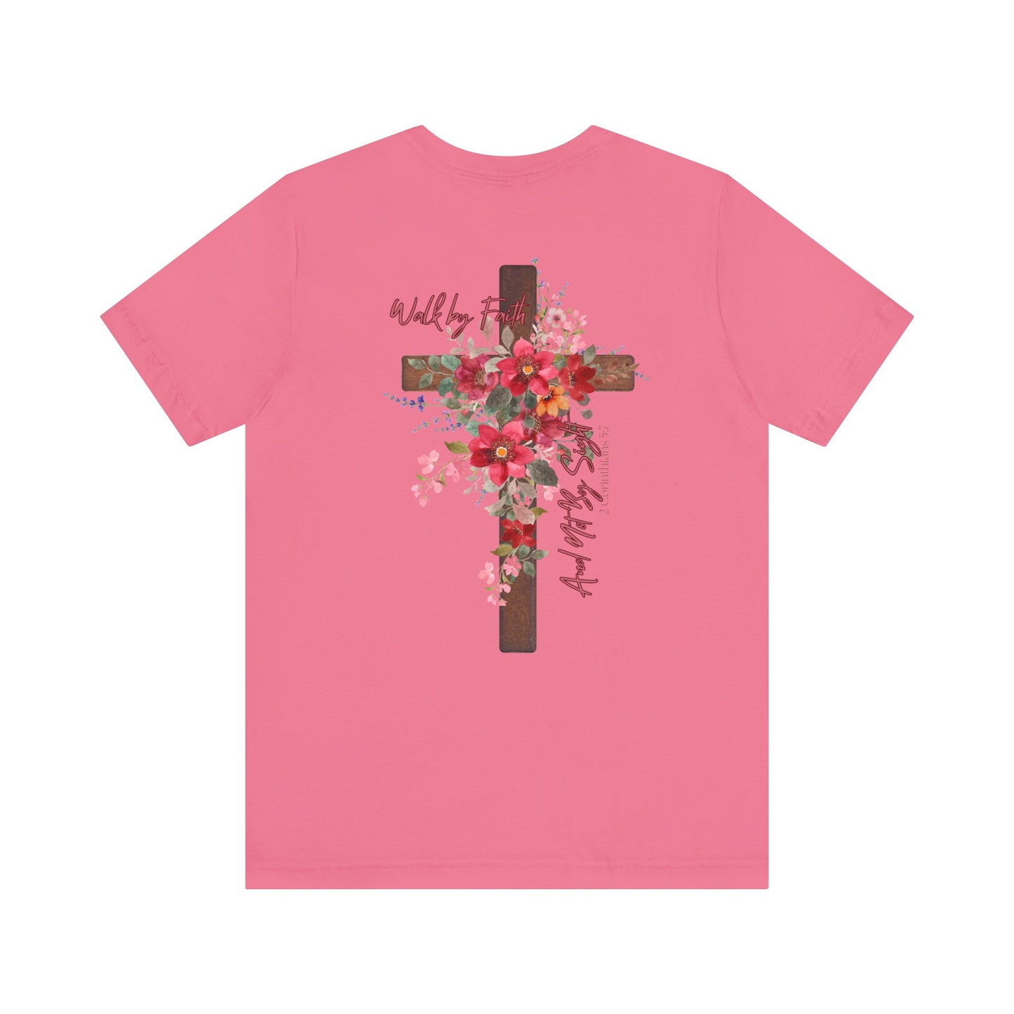 Floral Jesus is the Light Tee - Faith & Inspiration T-Shirt
