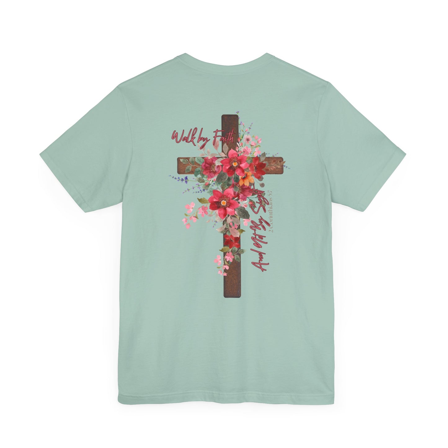 Floral Jesus is the Light Tee - Faith & Inspiration T-Shirt