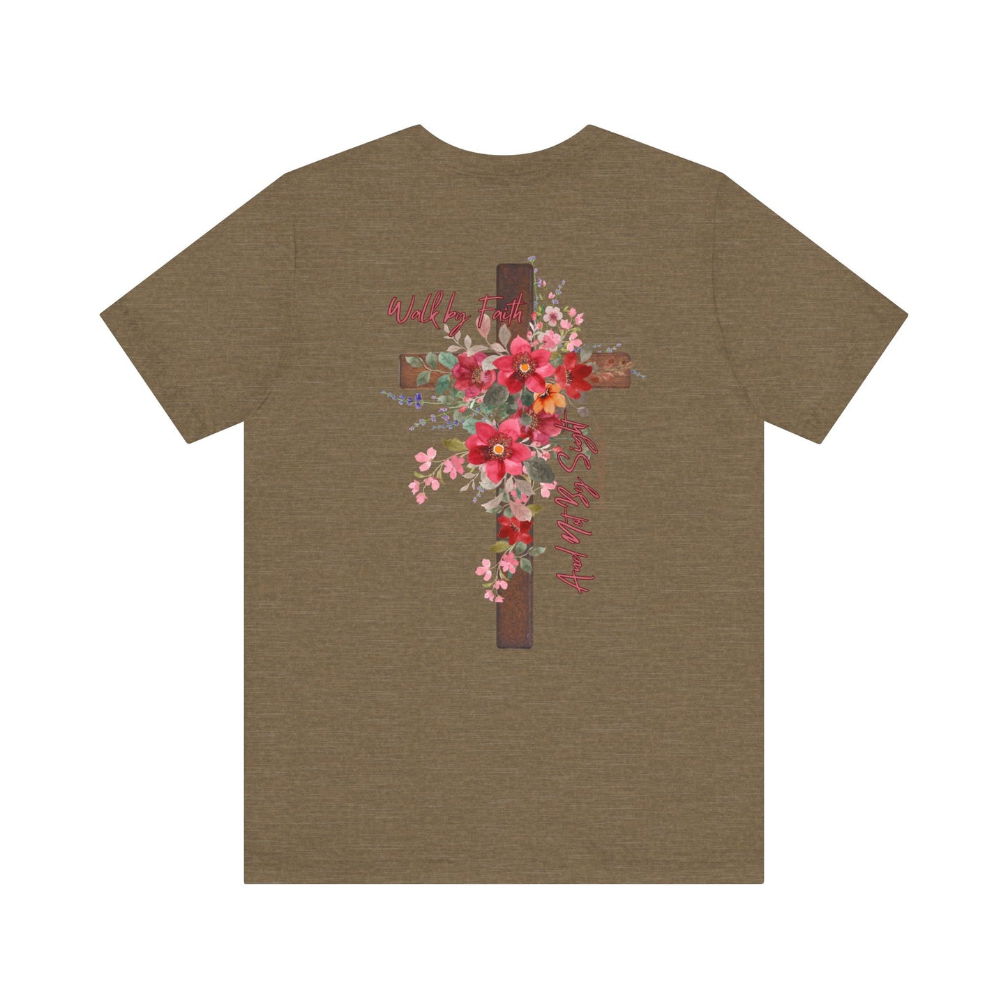 Floral Jesus is the Light Tee - Faith & Inspiration T-Shirt