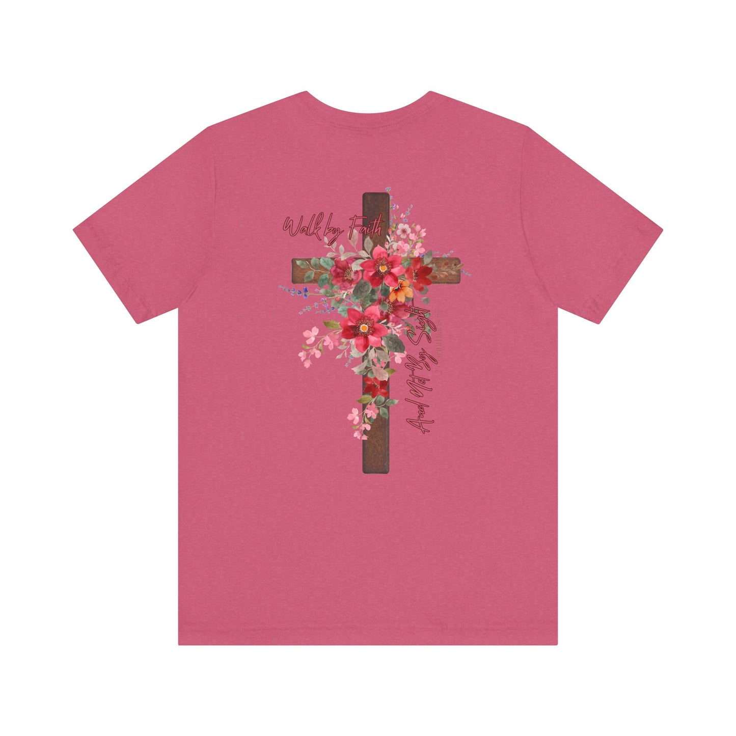 Floral Jesus is the Light Tee - Faith & Inspiration T-Shirt