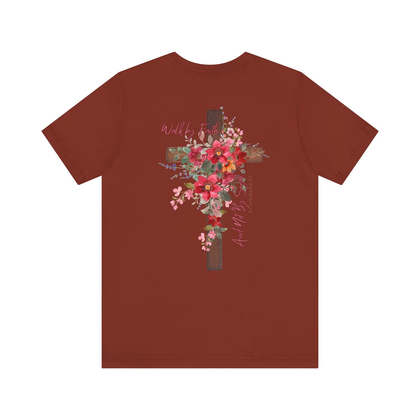 Floral Jesus is the Light Tee - Faith & Inspiration T-Shirt