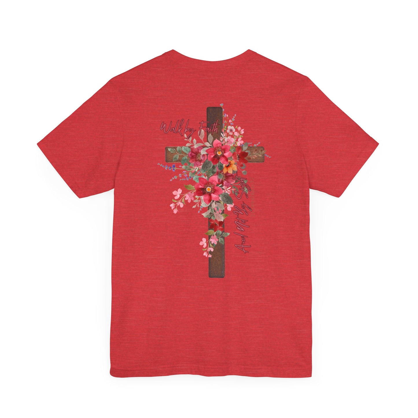 Floral Jesus is the Light Tee - Faith & Inspiration T-Shirt