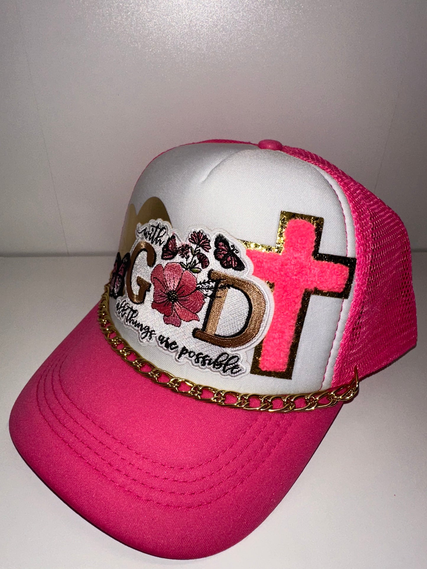 With God All Things Are Possible a Trucker Hat