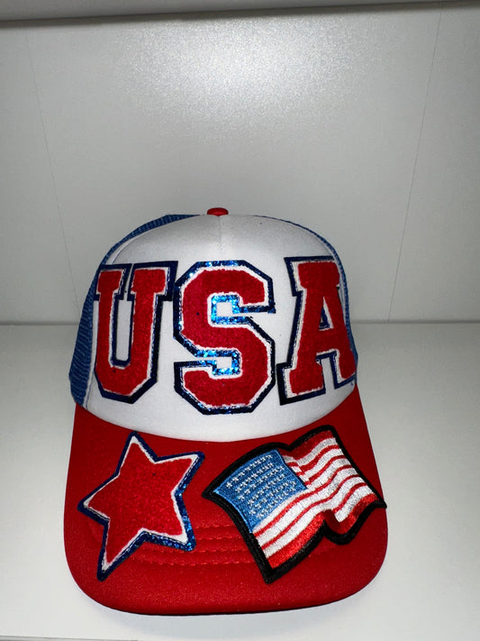 USA Custom Trucker Hat