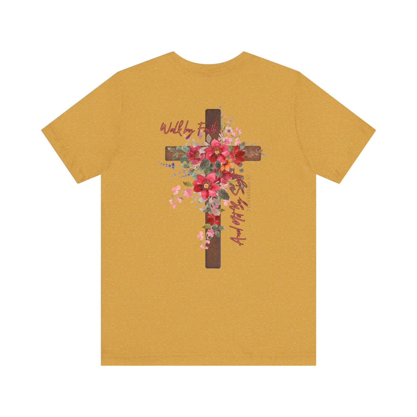 Floral Jesus is the Light Tee - Faith & Inspiration T-Shirt