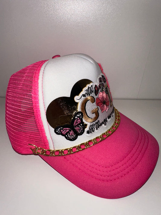 With God All Things Are Possible a Trucker Hat