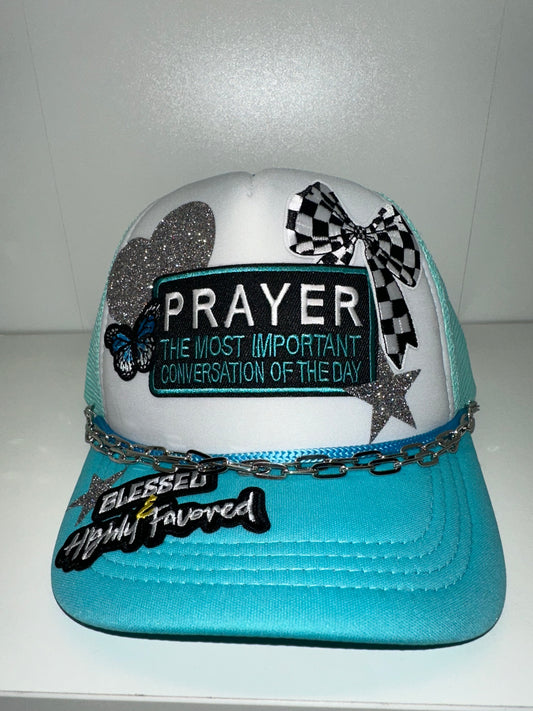 Prayer, The Most Important Conversation of the Day Custom Trucker Hat