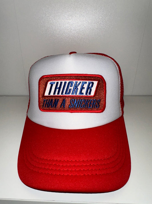 Thicker Than a Snickers Custom Trucker Hat